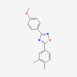 5-(3,4-dimethylphenyl)-3-(4-methoxyphenyl)-1,2,4-oxadiazole