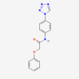 2-phenoxy-N-[4-(1H-tetrazol-1-yl)phenyl]acetamide