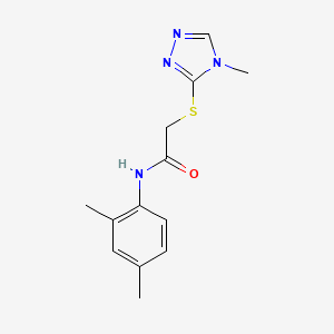 N-(2,4-dimethylphenyl)-2-[(4-methyl-4H-1,2,4-triazol-3-yl)thio]acetamide