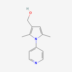 [2,5-dimethyl-1-(4-pyridinyl)-1H-pyrrol-3-yl]methanol