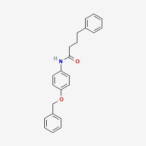 N-[4-(benzyloxy)phenyl]-4-phenylbutanamide