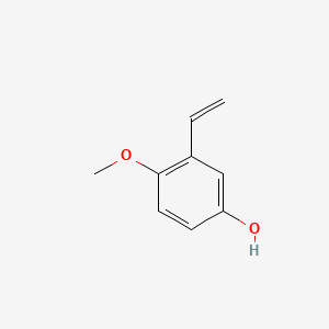 molecular formula C9H10O2 B584866 4-Methoxy-3-vinylphenol CAS No. 153709-51-4