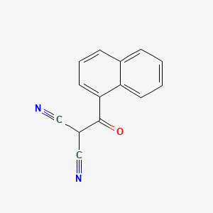 molecular formula C14H8N2O B584867 2-(1-萘酰)丙二腈 CAS No. 1236038-48-4