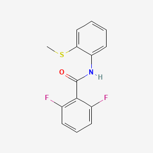 2,6-difluoro-N-[2-(methylthio)phenyl]benzamide