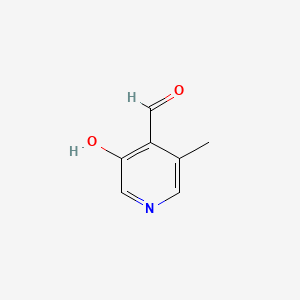 molecular formula C7H7NO2 B584871 3-Hydroxy-5-methylisonicotinaldehyde CAS No. 144989-75-3