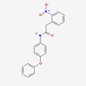 molecular formula C20H16N2O4 B5848757 2-(2-nitrophenyl)-N-(4-phenoxyphenyl)acetamide 