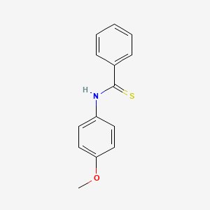 molecular formula C14H13NOS B5848805 N-(4-甲氧基苯基)苯甲硫代酰胺 CAS No. 5310-26-9
