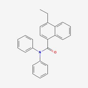 molecular formula C25H21NO B584886 4-Ethyl-N,N-diphenylnaphthalene-1-carboxamide CAS No. 824430-38-8
