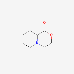 molecular formula C8H13NO2 B584894 Hexahydropyrido[2,1-c][1,4]oxazin-1(6H)-one CAS No. 155595-84-9