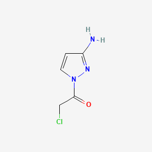 1-(Chloroacetyl)-1H-pyrazol-3-amine