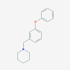 molecular formula C18H21NO B5848981 1-(3-phenoxybenzyl)piperidine 