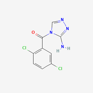 molecular formula C9H6Cl2N4O B5848994 4-(2,5-dichlorobenzoyl)-4H-1,2,4-triazol-3-amine 