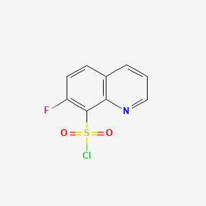 molecular formula C9H5ClFNO2S B584901 7-Fluoroquinoline-8-sulfonyl chloride CAS No. 32435-65-7
