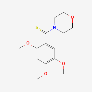 molecular formula C14H19NO4S B5849059 4-[(2,4,5-trimethoxyphenyl)carbonothioyl]morpholine CAS No. 87428-44-2