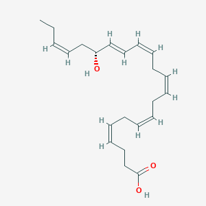 molecular formula C22H32O3 B584909 17R-羟基-4Z,7Z,10Z,13Z,15E,19Z-二十二碳六烯酸 CAS No. 155976-53-7