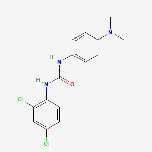 molecular formula C15H15Cl2N3O B5849171 N-(2,4-dichlorophenyl)-N'-[4-(dimethylamino)phenyl]urea 