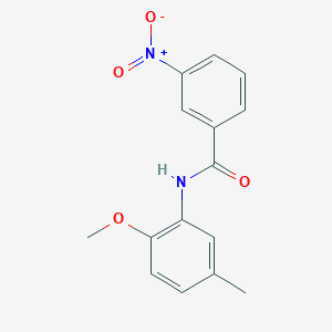 molecular formula C15H14N2O4 B5849226 N-(2-methoxy-5-methylphenyl)-3-nitrobenzamide 