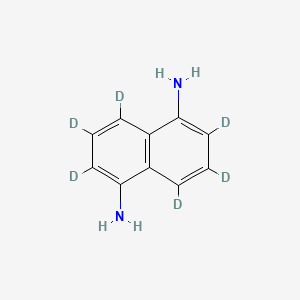 molecular formula C10H10N2 B584923 1,5-二氨基萘-d6 CAS No. 1346598-98-8