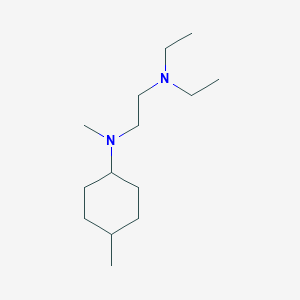molecular formula C14H30N2 B5849236 N,N-diethyl-N'-methyl-N'-(4-methylcyclohexyl)-1,2-ethanediamine 
