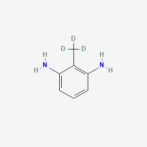 molecular formula C7H10N2 B584937 2,6-Diaminotoluene-d3 CAS No. 362049-58-9
