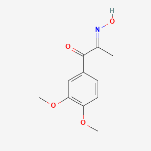 molecular formula C11H13NO4 B5849382 1-(3,4-dimethoxyphenyl)-1,2-propanedione 2-oxime 