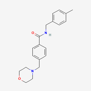molecular formula C20H24N2O2 B5849403 N-(4-methylbenzyl)-4-(4-morpholinylmethyl)benzamide 