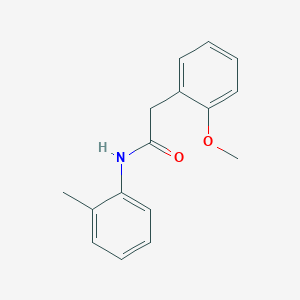 molecular formula C16H17NO2 B5849411 2-(2-methoxyphenyl)-N-(2-methylphenyl)acetamide 