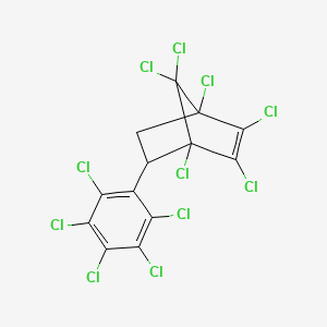 molecular formula C13H3Cl11 B584946 5-(Pentachlorophenyl)-1,2,3,4,7,7-hexachloro-2-norbornene CAS No. 36439-47-1