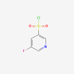 molecular formula C5H3ClFNO2S B584949 5-氟吡啶-3-磺酰氯 CAS No. 1060802-49-4