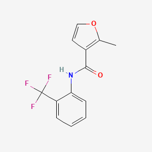 molecular formula C13H10F3NO2 B5849501 2-methyl-N-[2-(trifluoromethyl)phenyl]-3-furamide 
