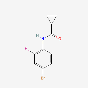 N-(4-bromo-2-fluorophenyl)cyclopropanecarboxamide
