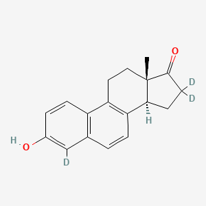 molecular formula C18H18O2 B584951 Equilenin-d3 CAS No. 56588-54-6