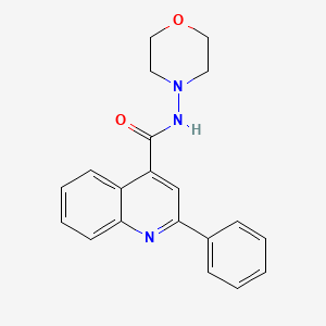 molecular formula C20H19N3O2 B5849550 N-4-morpholinyl-2-phenyl-4-quinolinecarboxamide CAS No. 5528-27-8