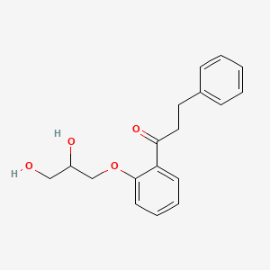 molecular formula C18H20O4 B584961 Propafenone impurity D CAS No. 91401-73-9