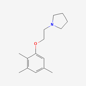 molecular formula C15H23NO B5849662 1-[2-(2,3,5-trimethylphenoxy)ethyl]pyrrolidine 