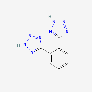 molecular formula C8H6N8 B5849691 5,5'-(1,2-苯撑)双-1H-四唑 
