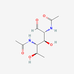 molecular formula C10H18N2O5 B584971 2,4-Bis(acetylamino)-2,4,6-trideoxy-D-galactose CAS No. 68567-47-5