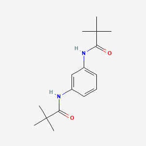 molecular formula C16H24N2O2 B5849738 N,N'-1,3-phenylenebis(2,2-dimethylpropanamide) 