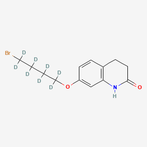molecular formula C13H16BrNO2 B584977 7-(4-Bromobutoxy)-3,4-dihydroquinolin-2-one-d8 CAS No. 1215336-46-1