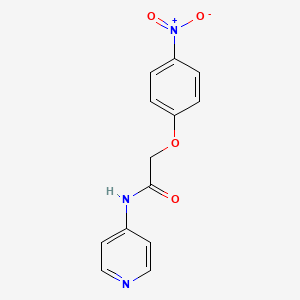 molecular formula C13H11N3O4 B5849838 2-(4-nitrophenoxy)-N-4-pyridinylacetamide 