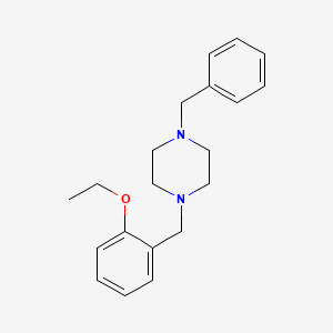 molecular formula C20H26N2O B5849839 1-benzyl-4-(2-ethoxybenzyl)piperazine 