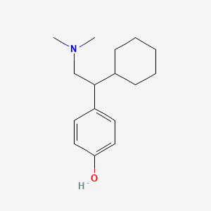 molecular formula C16H25NO B584991 4-[1-Cyclohexyl-2-(dimethylamino)ethyl]phenol CAS No. 1346605-18-2