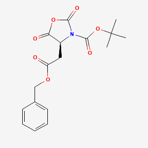 molecular formula C17H19NO7 B584992 Boc-asp(obzl)-N-carboxyanhydride CAS No. 159396-59-5