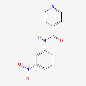 molecular formula C12H9N3O3 B5849924 N-(3-nitrophenyl)isonicotinamide 