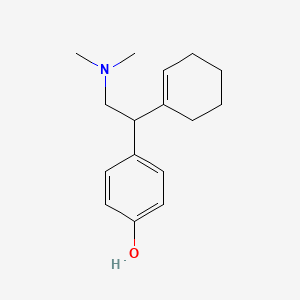 molecular formula C16H23NO B584994 rac Dehydro-O-desmethyl Venlafaxine CAS No. 1346600-38-1
