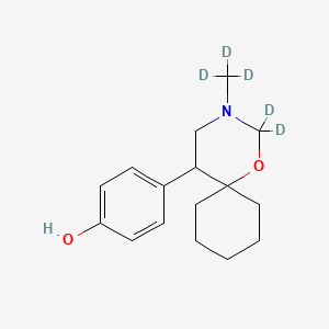 molecular formula C16H23NO2 B585000 O-Desmethyl Venlafaxine Cyclic Impurity-d5 CAS No. 1346598-83-1