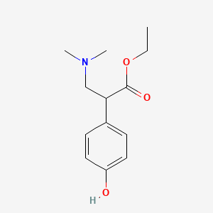 molecular formula C13H19NO3 B585001 Decyclohexanol-ethoxycarbonyl-O-desmethyl Venlafaxine CAS No. 1346600-77-8