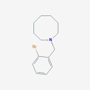 molecular formula C14H20BrN B5850034 1-(2-bromobenzyl)azocane 