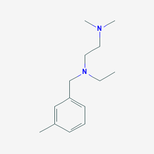 molecular formula C14H24N2 B5850112 N-ethyl-N',N'-dimethyl-N-(3-methylbenzyl)-1,2-ethanediamine 