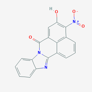 molecular formula C18H9N3O4 B5850137 5-hydroxy-4-nitro-7H-benzimidazo[2,1-a]benzo[de]isoquinolin-7-one 